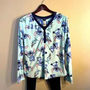 Lilo & Stitch 3-Piece Pajama Set with Socks – Size M